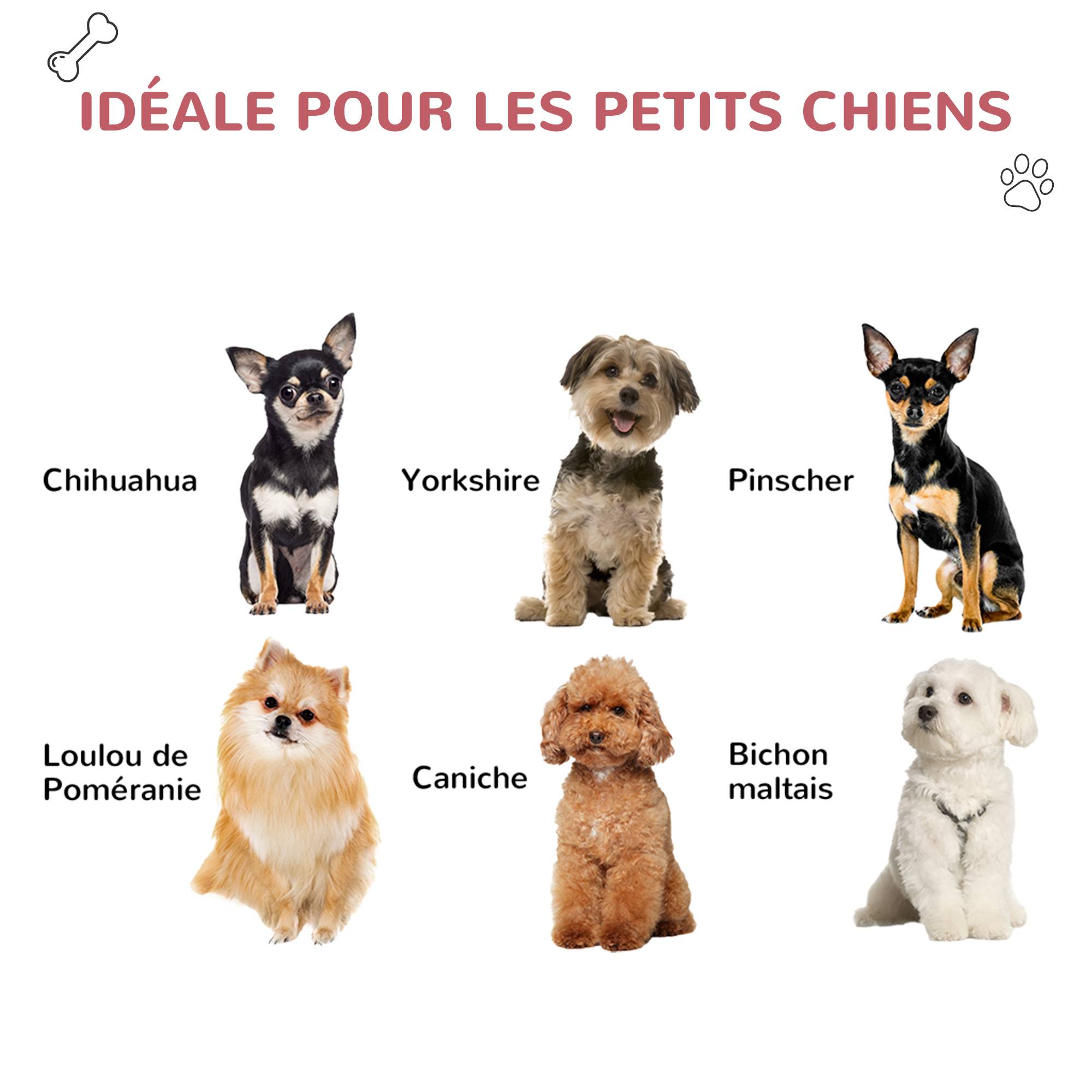 Sans Marque - Niche pour chien extérieur et intérieur double porte en métal et multi-ventilation 59 x 75 x 66 cm rouge - Image 6