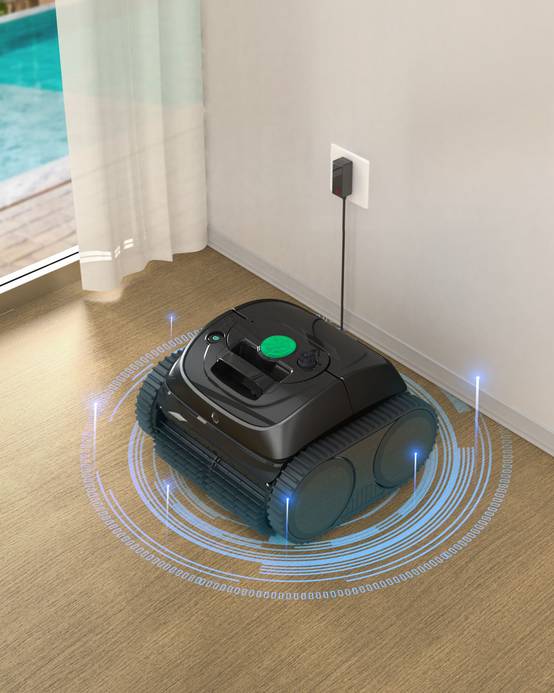 Robot Piscine Sans Fil Wybot C1 avec application pour un Nettoyage Complet et Autonome - Image 4