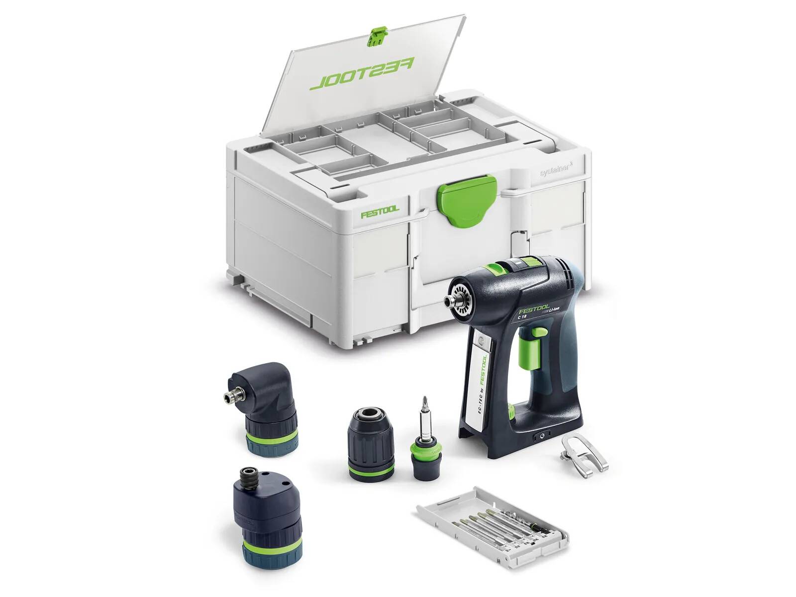 Perceuse-visseuse sans fil C 18 BASIC-SET - FESTOOL - systainer - 578831 - Image 1