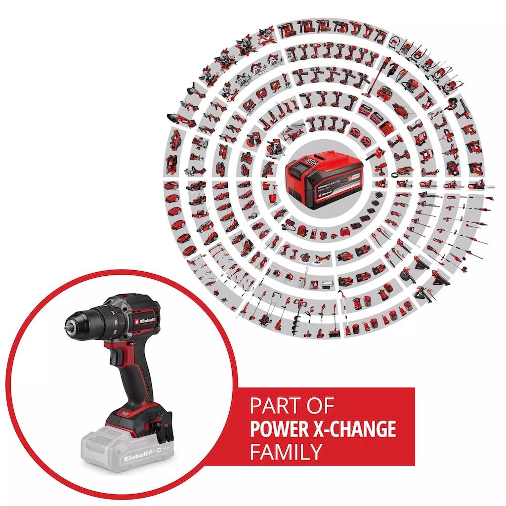 Einhell - Perceuse-visseuse à percussion sans fil - TP-CD 18/50-C Li-i BL-Solo - 50 Nm - Brushless - Power X-Change - Image 2