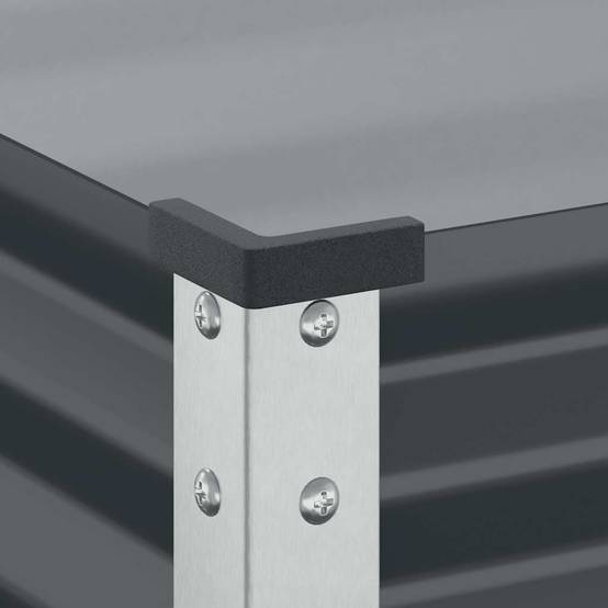 Vidaxl - Jardinière de jardin Anthracite 100x45x90 cm Acier vidaXL 4008972 - Image 7
