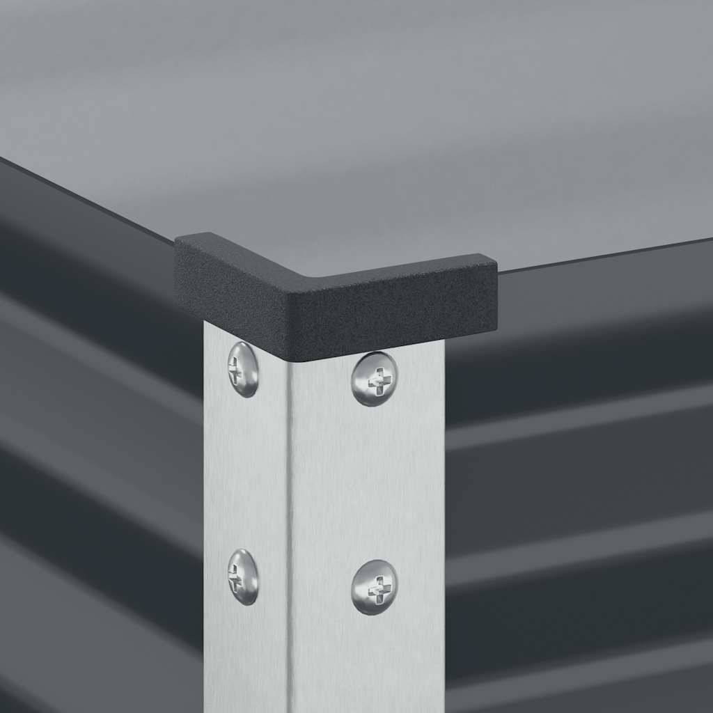 Vidaxl - Jardinière de jardin Anthracite 100x45x90 cm Acier vidaXL 4008972 - Image 7