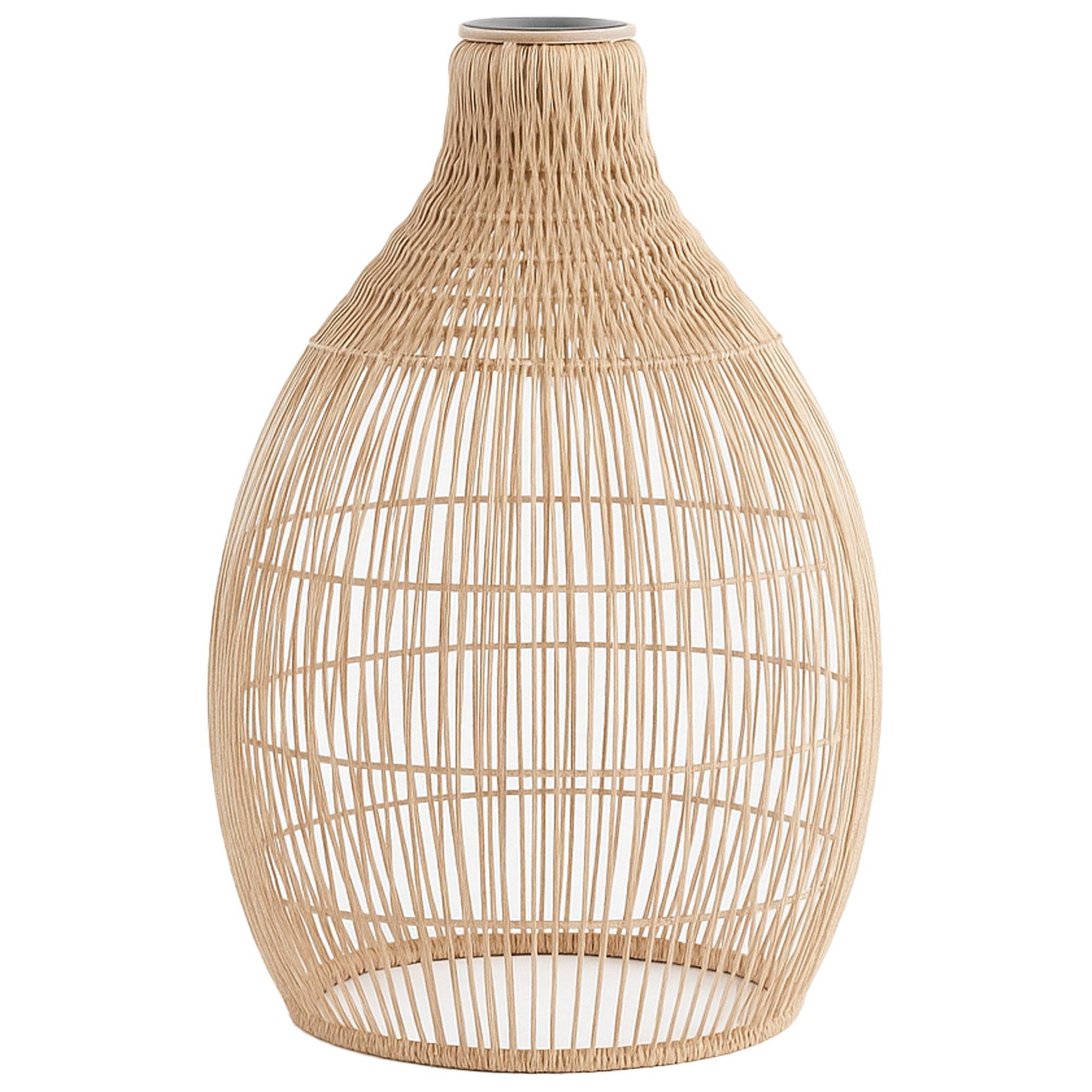 Lumisky - Abat jour poly rotin seul HOLIDAY H42cm - Image 1