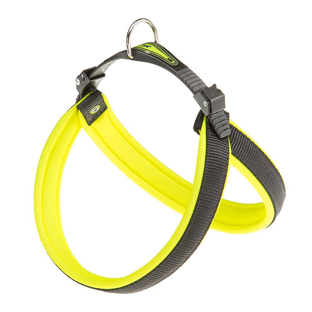 Ferplast - Ferplast Harnais ergonomique pour chiens AGILA FLUO 5, ajustement parfait, fermeture à double micro-régulation, rembourrage souple, A=B 50÷58 cm 20 mm - Image 1