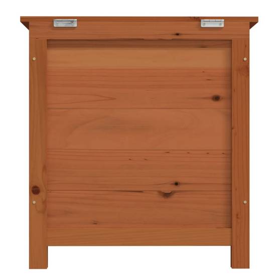 Boîte à coussins d'extérieur marron 50 x 50 x 56 cm sapin massif - Image 3
