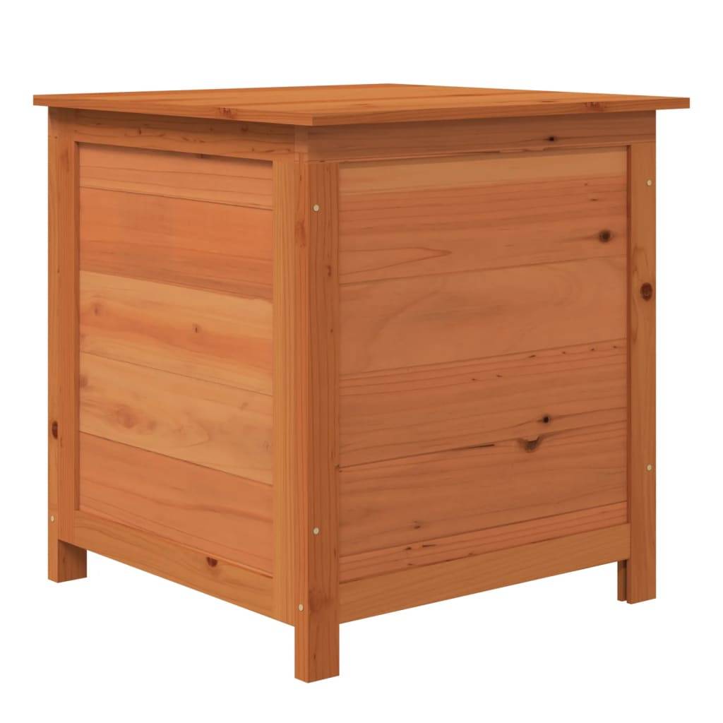 Boîte à coussins d'extérieur marron 50 x 50 x 56 cm sapin massif - Image 1