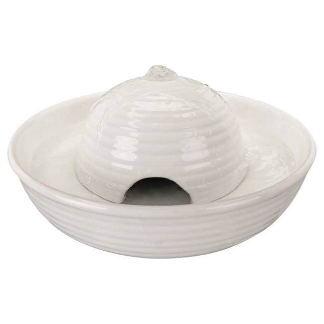 Trixie - Fontaine en céramique Vital Flow Trixie - Blanche 0,8 L