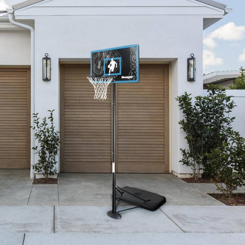 Panier de Basketball sur Pied Mobile " The Glider" Hauteur Réglable de 2,30m à 3,05m SWAGER - Image 2