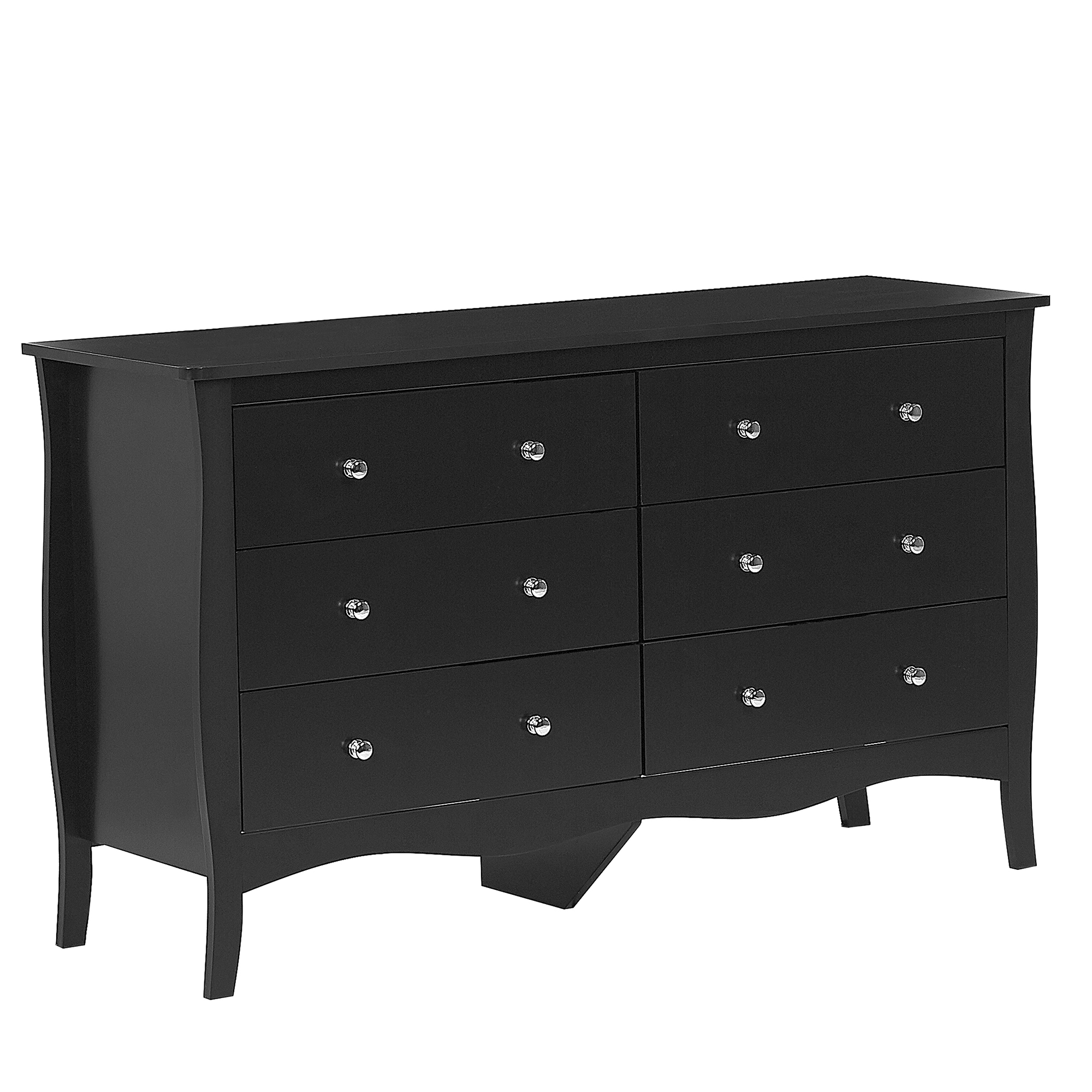 Beliani - Commode MDF Noir WINCHESTER - 130x40x75- Beliani - Image 2
