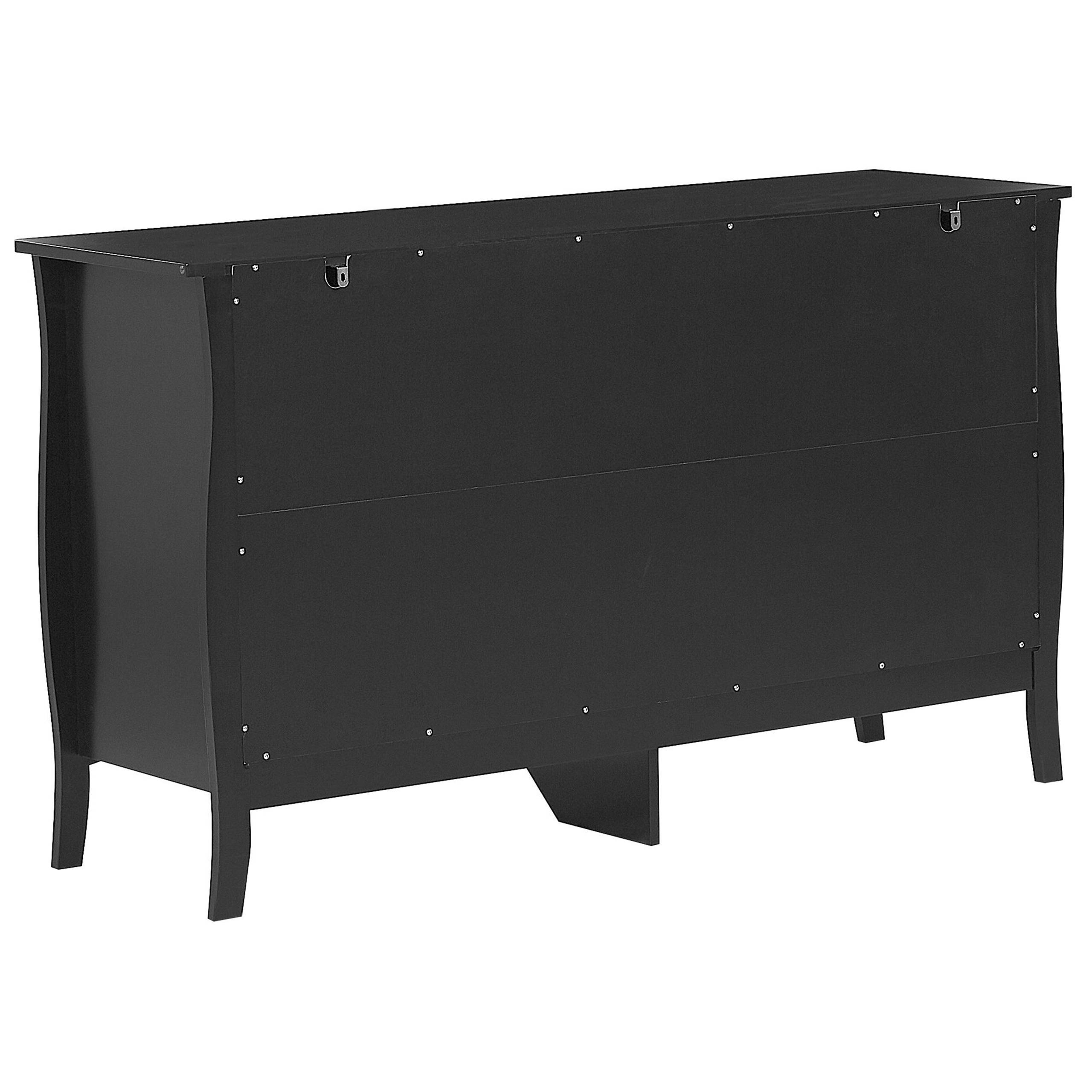Beliani - Commode MDF Noir WINCHESTER - 130x40x75- Beliani - Image 6