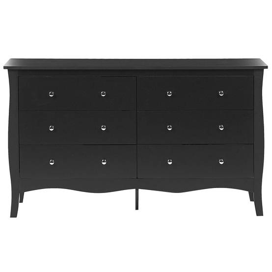 Beliani - Commode MDF Noir WINCHESTER - 130x40x75- Beliani - Image 5