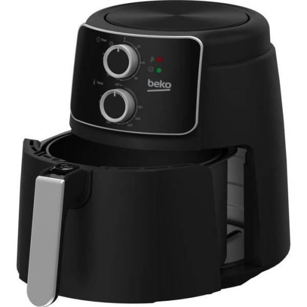 Beko - Friteuse Electrique  multifonction sans huile - BEKO - FRL2242B - 1500 W - 3,9 L pour 0,8 kg de frites - Minuteur coupe circuit - Noir - Image 3