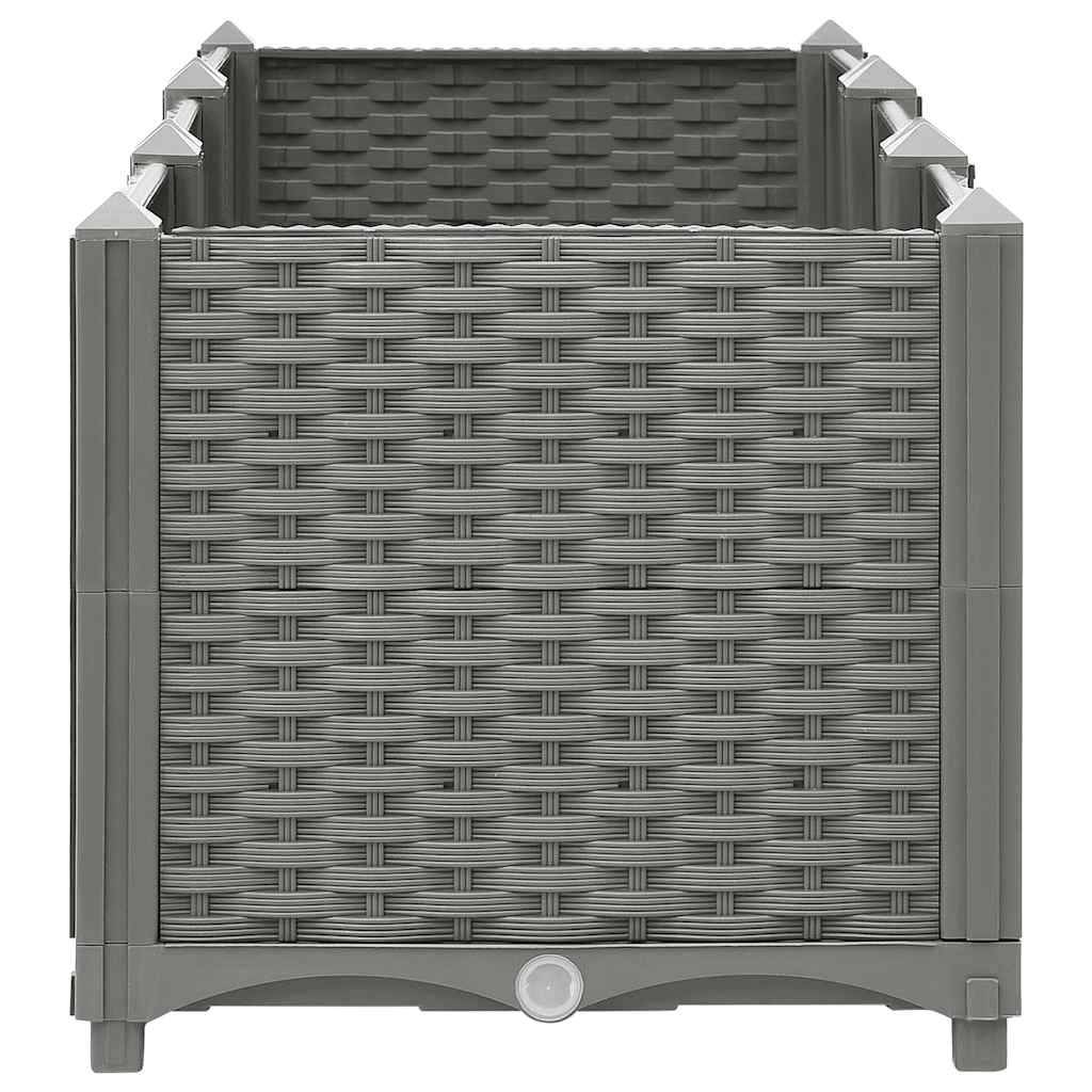 Prolenta Premium - Jardinière polypropylène gris 120 x 40 x 38 cm - Prolenta premium p341.2 - Image 3