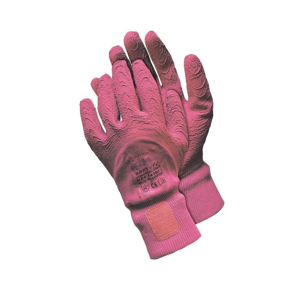 Sans Marque - Gants de jardinage taille des rosiers rose 7 Rose