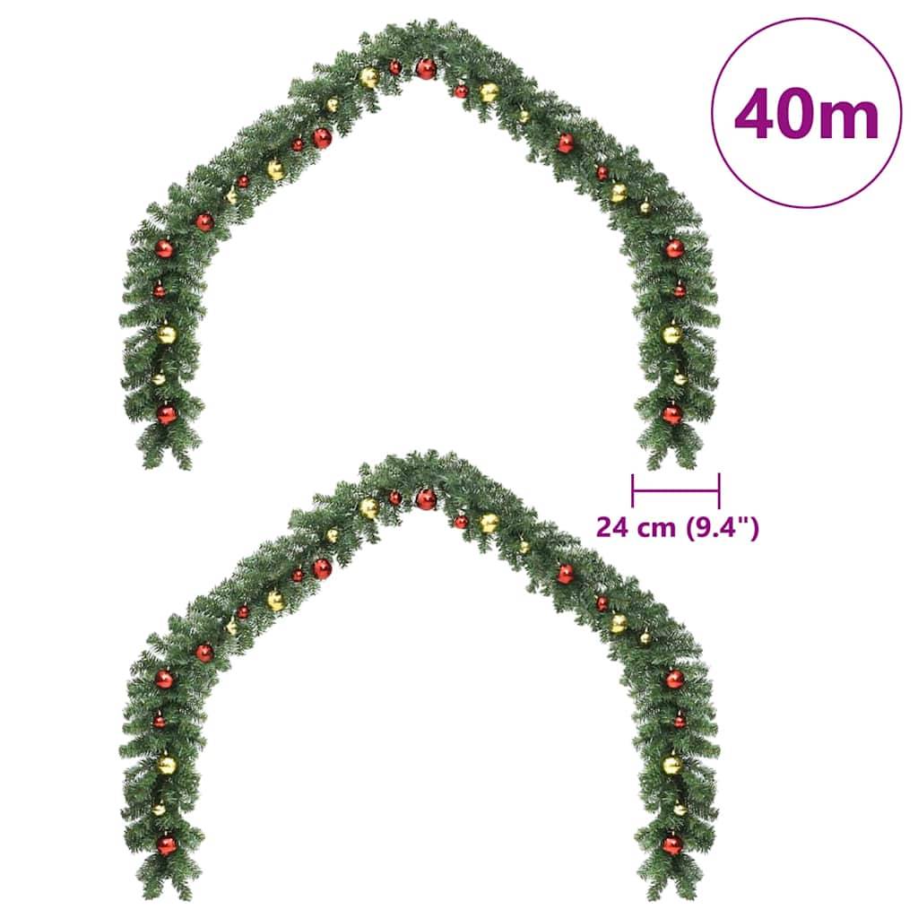 Vidaxl - Guirlande de Noël avec 600 LED 2 pcs Vert PVC vidaXL 42016693 - Image 3