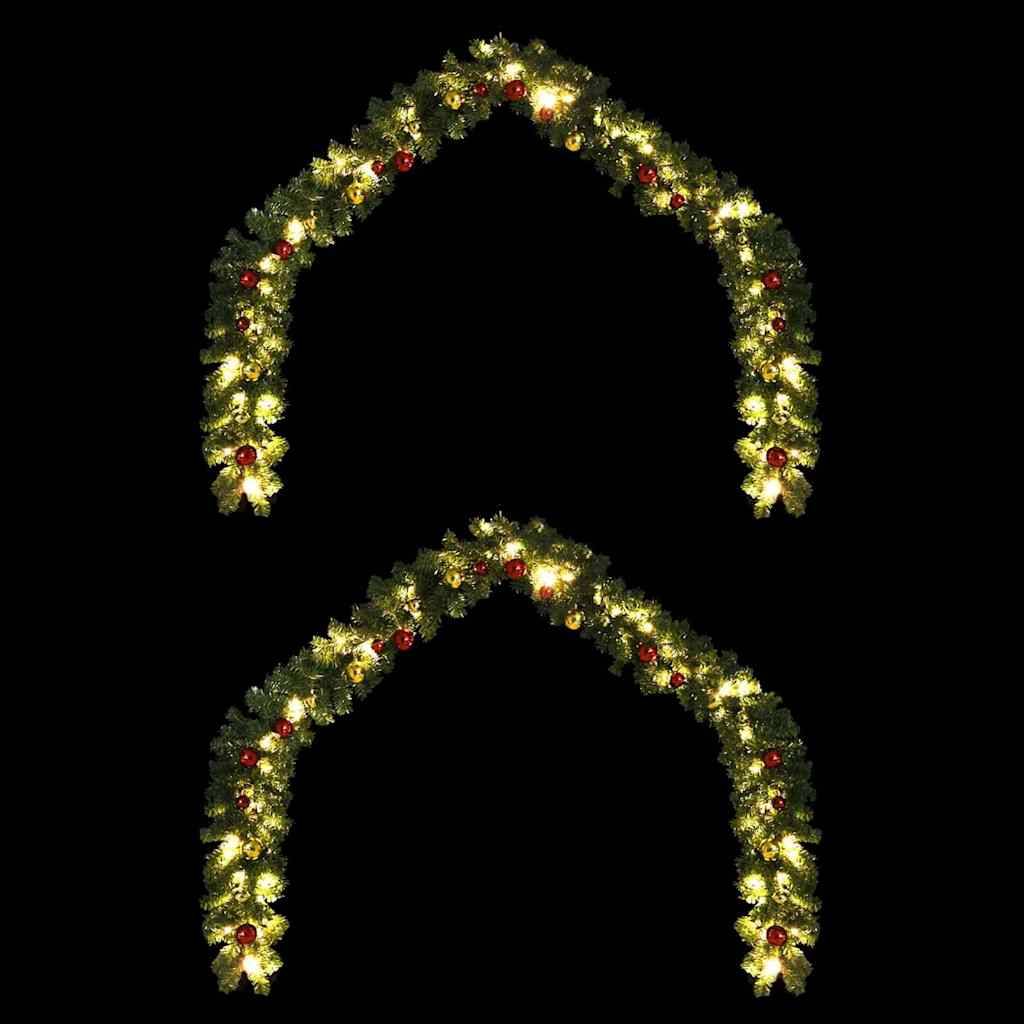 Vidaxl - Guirlande de Noël avec 600 LED 2 pcs Vert PVC vidaXL 42016693 - Image 2
