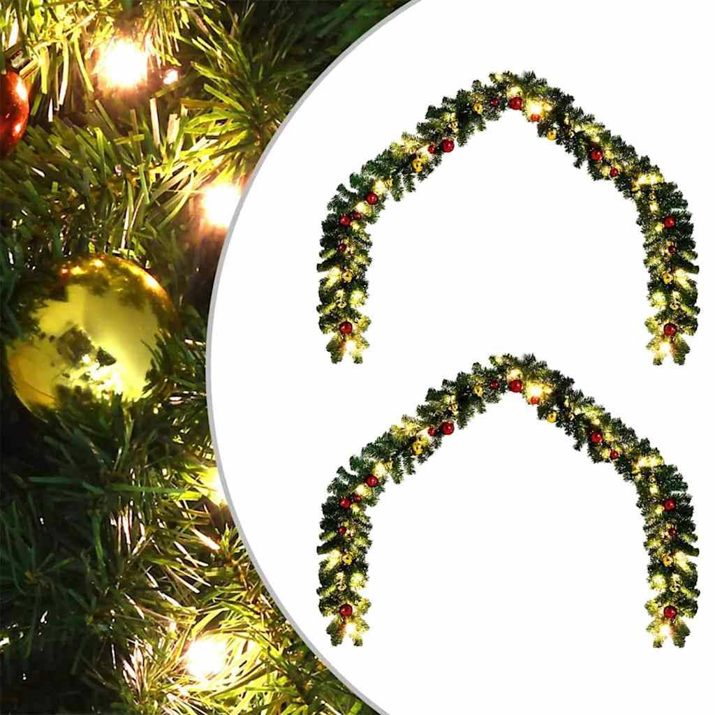 Vidaxl - Guirlande de Noël avec 600 LED 2 pcs Vert PVC vidaXL 42016693 - Image 1