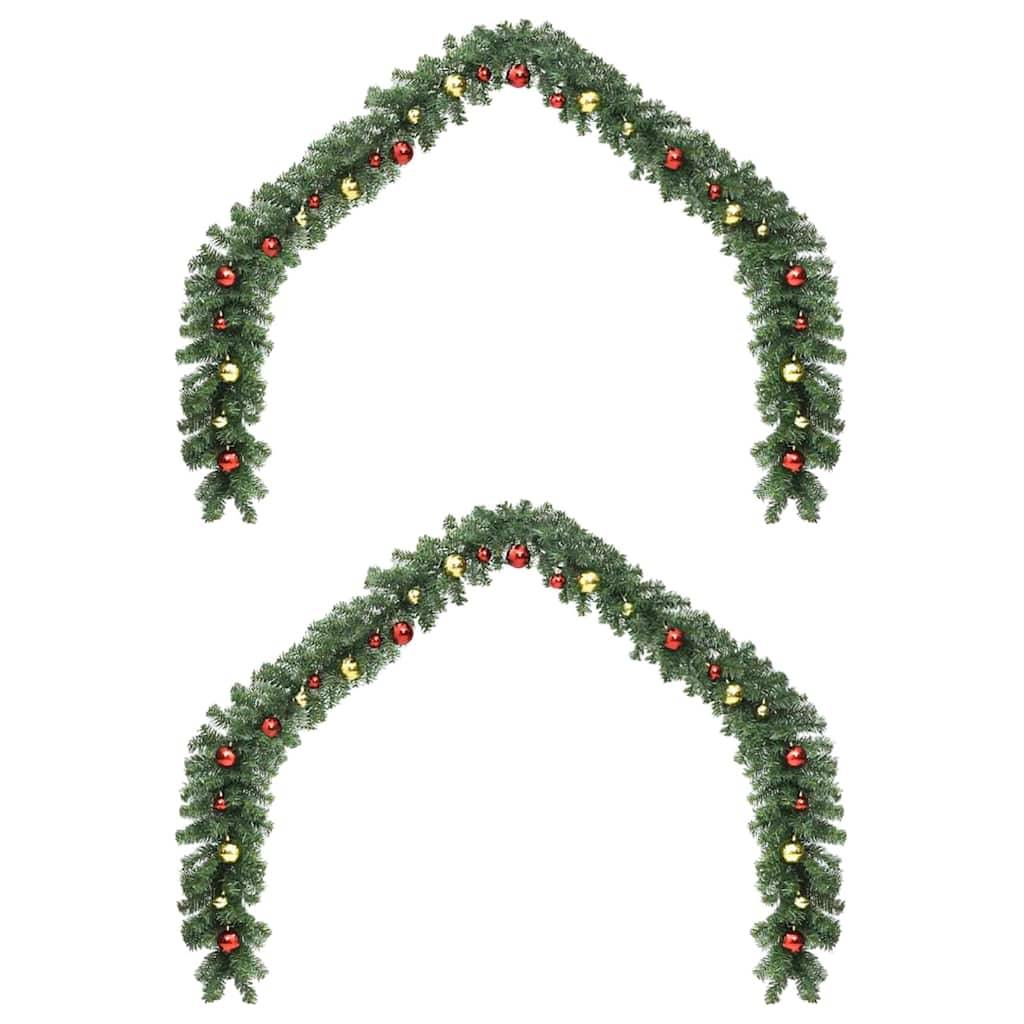 Vidaxl - Guirlande de Noël avec 600 LED 2 pcs Vert PVC vidaXL 42016693 - Image 4