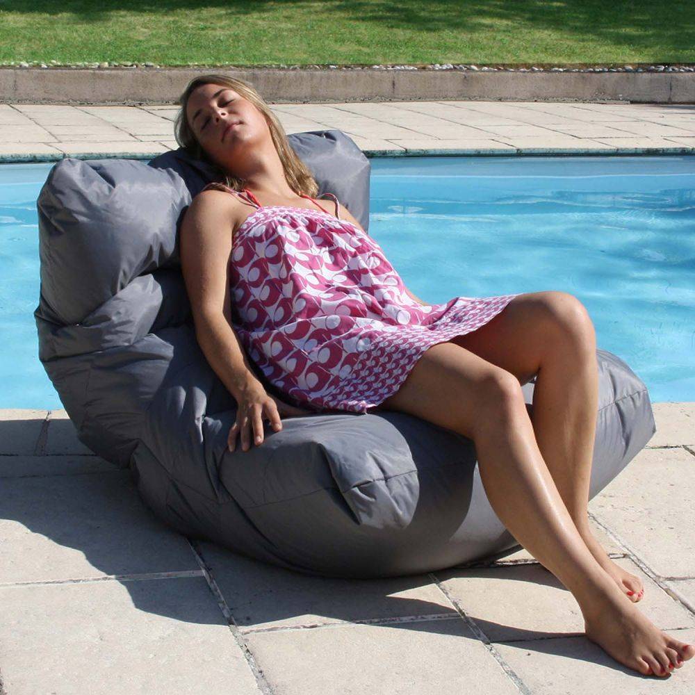 Jardindeco - Fauteuil relax nomade coloré Orange - Image 2