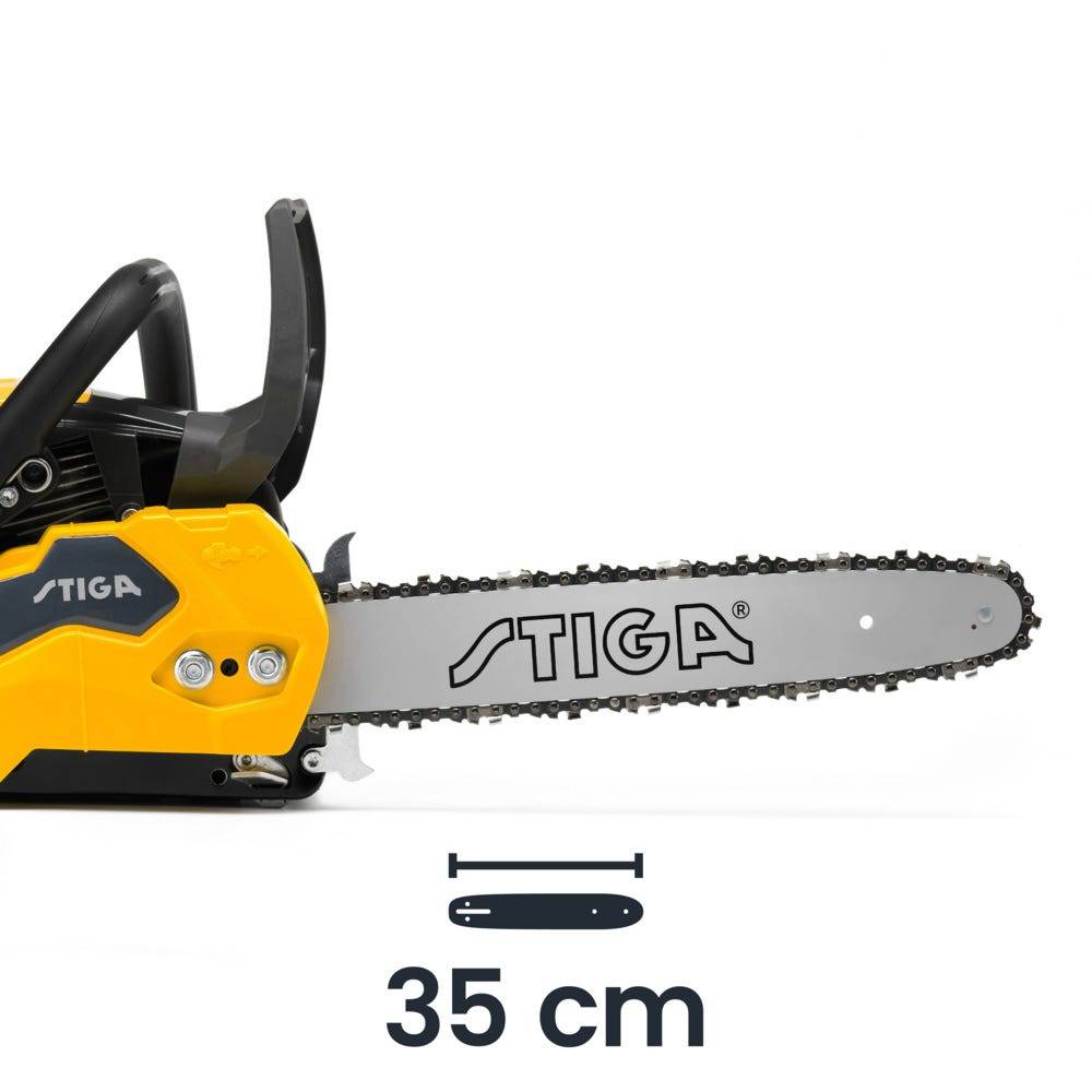 Stiga - Tronçonneuse CS 540 (14"), Moteur 1,6 kW 38,5 cc, guide 35 cm, carter magnésium, pompe à huile automatique - STIGA - Image 6