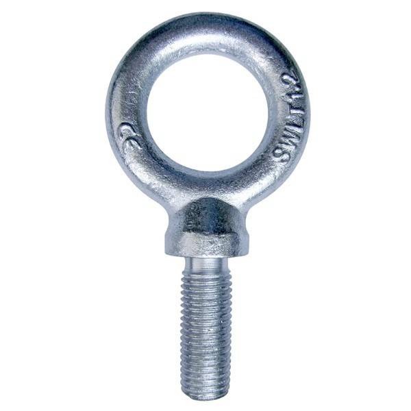 Anneau de levage Mâle LEVAC - Ø 12 mm - Ø intér. 30 mm - L.20.5 mm - DIN.580 - CMU 340 kg - 5025DG