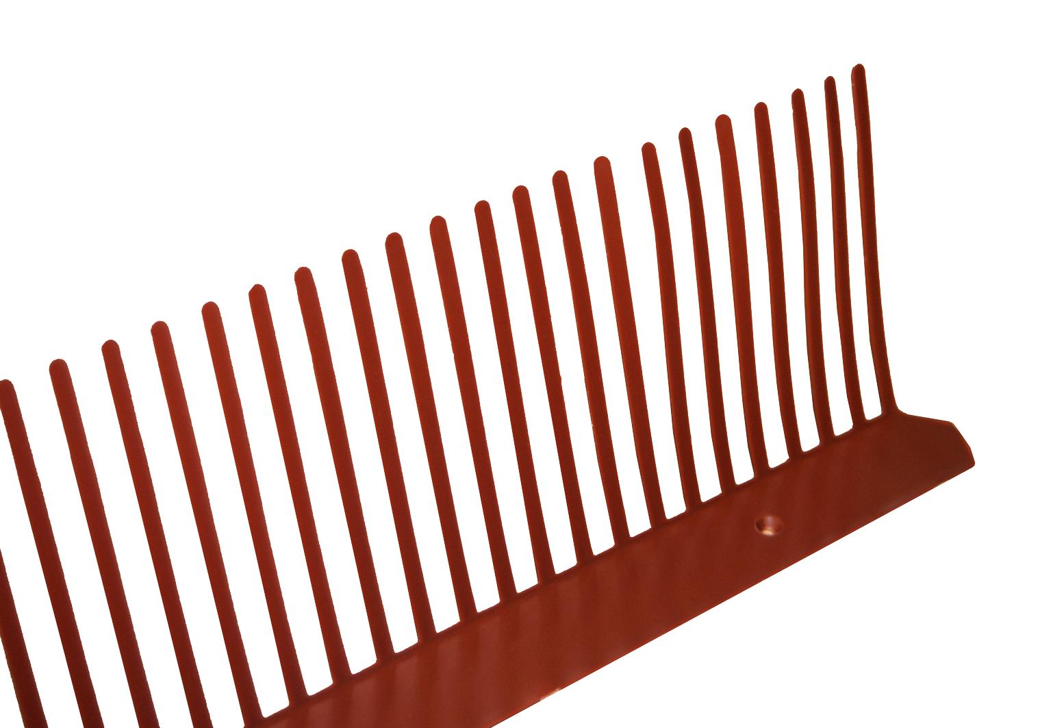 Peigne anti-moineaux en PVC (10ml) 80mm Rouge