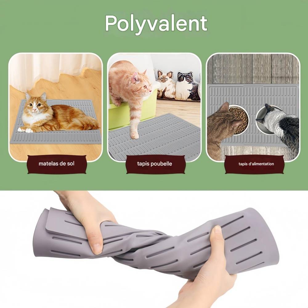 IntiMeg - Tapis de litière en silicone pour chat IntiMeg - Image 2