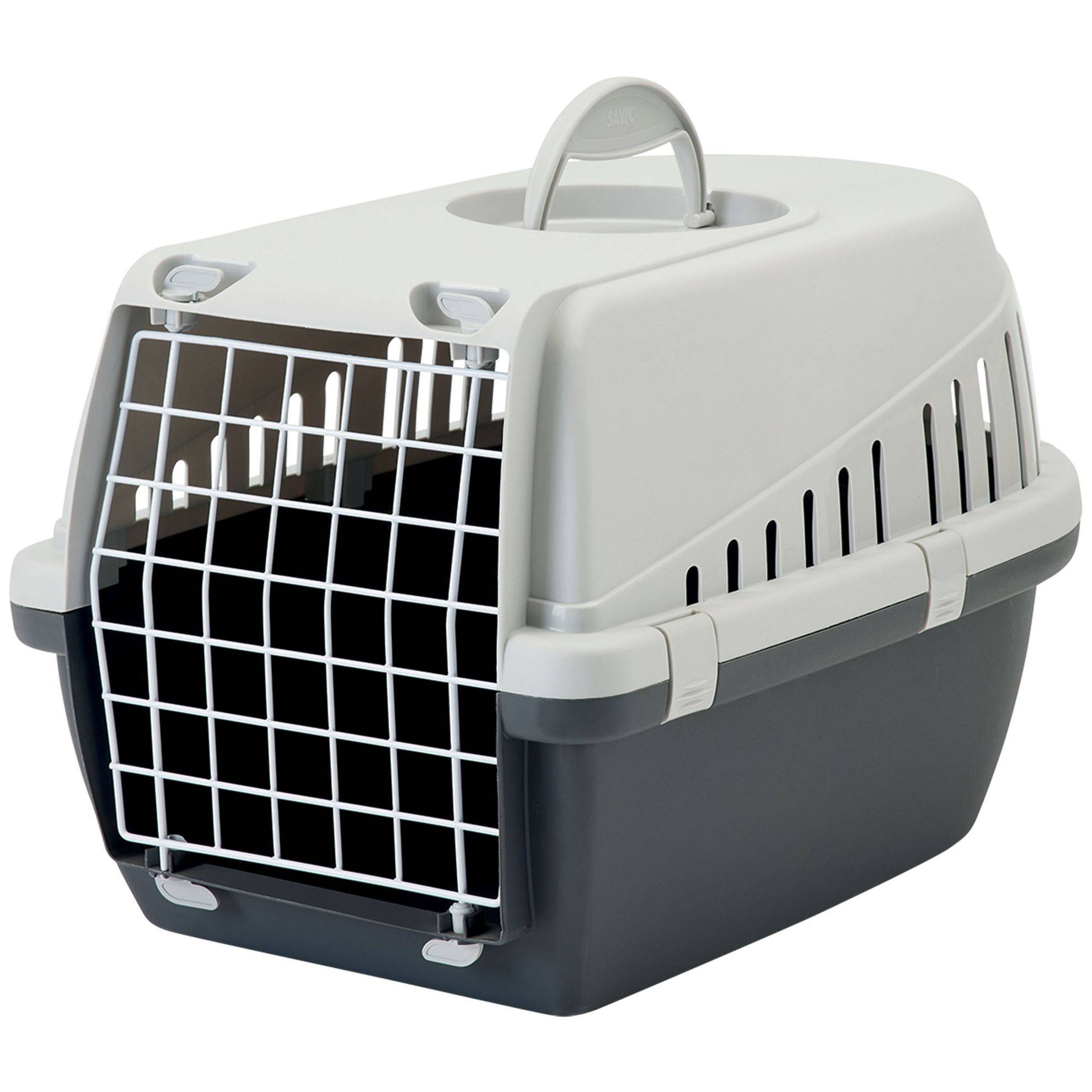 Savic - Cage de transport Trotters grise Taille : L SAVIC
