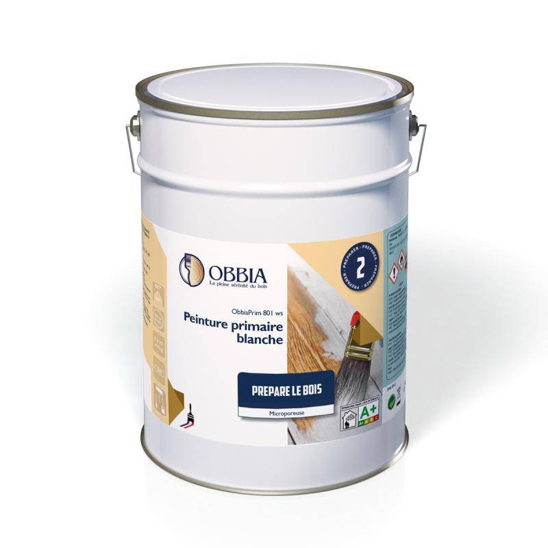 Peinture d'impression primaire ObbiaPrim 801 WS OBBIA - bidon 5kg - OBBIAPRIM801WS 5KG - Image 3