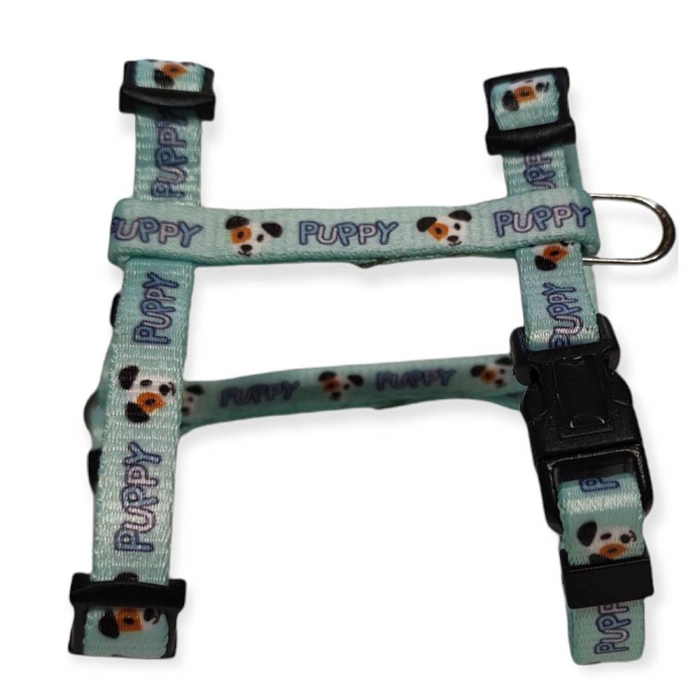 animallparadise - Harnais bleu PUPPY MASCOTTE xs 8 mm 18 à 29 cm pour chiots - Image 3