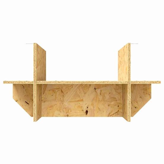 Vidaxl - Base de Terrarium avec étagère Marron 60 x 30 x 50 cm OSB vidaXL 876741 - Image 9
