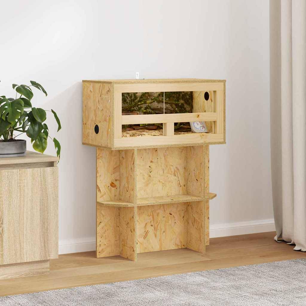 Vidaxl - Base de Terrarium avec étagère Marron 60 x 30 x 50 cm OSB vidaXL 876741 - Image 1