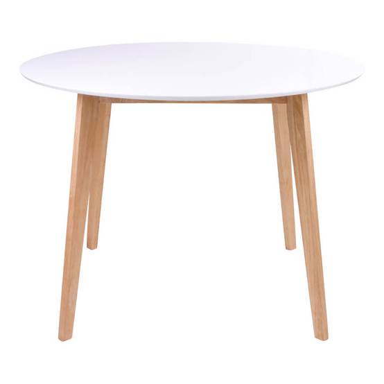 Table Repas Ronde 105cm Naturelle et Blanche - GRAM - Image 3