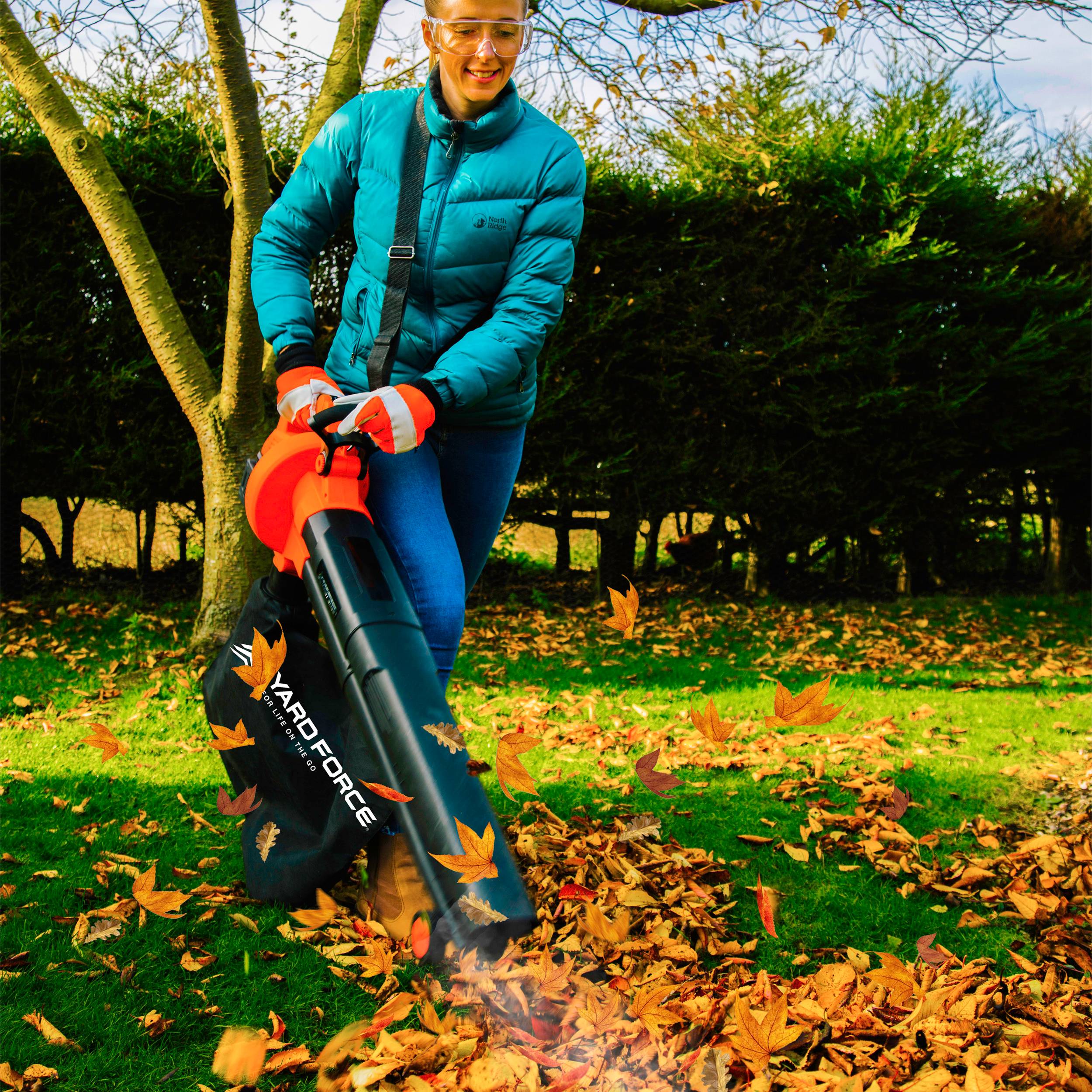 Yard Force - Aspirateur, souffleur, broyeur sans fil 40V 3 en 1 avec batterie lithium ion et chargeur Yard Force LB C20 - Image 4