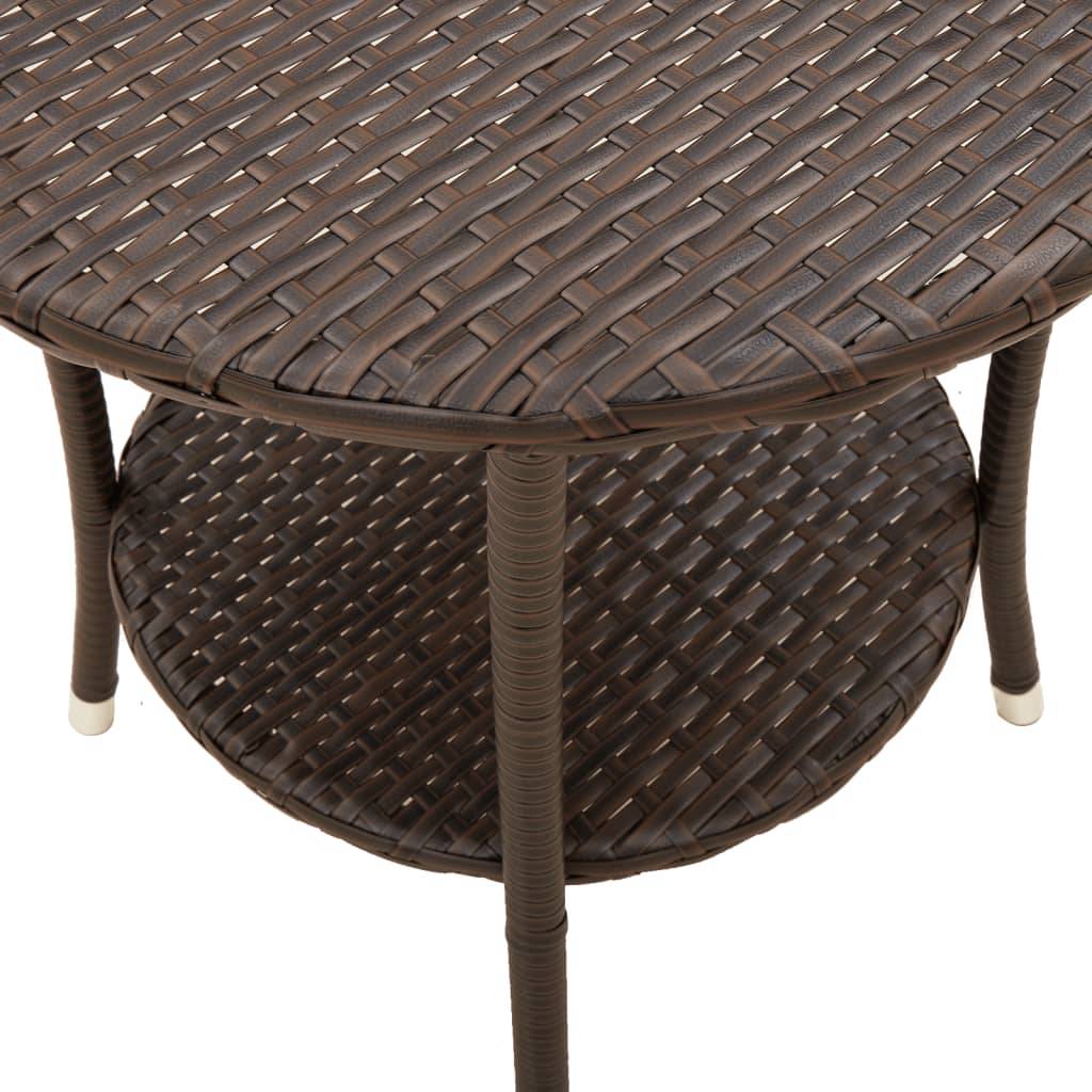 Vidaxl - Chaises de jardin inclinables lot de 2 et table résine tressée vidaXL 365706 - Image 5