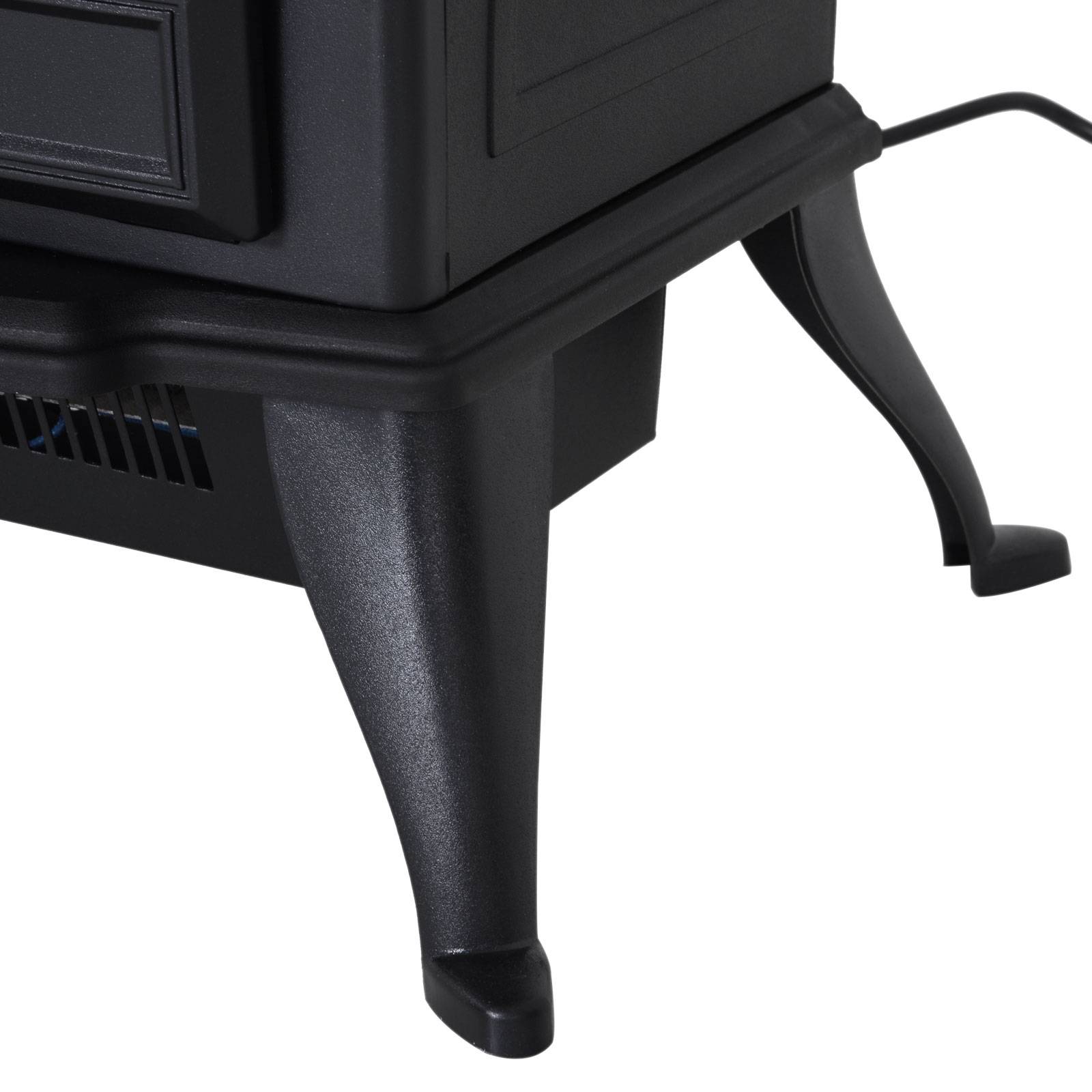 ComfortXL - Poêle électrique rustique 2000W effet flamme réglable pour salon Noir – ComfortXL Outdoor Living - Image 7