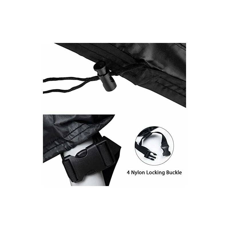 IntiMeg - Housse de protection imperméable pour salon de jardin, table de patio, housse de protection pour salon de jardin rectangulaire, 213 x 132 x 74 cm - Image 3