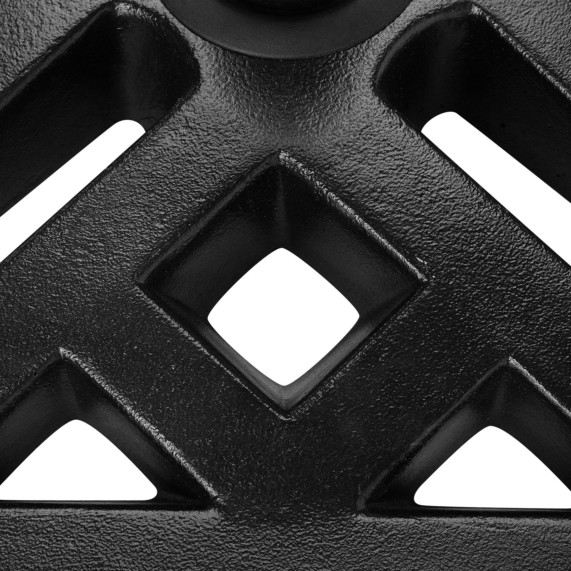 Beliani - Pied de Parasol Carré en Béton Noir à Motifs 46 x 46 cm Structure Solide et Stable de 17 kg Beliani - Image 6