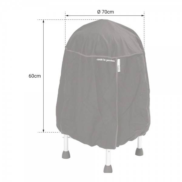 Housse pour Barbecue Boule L 70 x H 60cm rond - Image 4