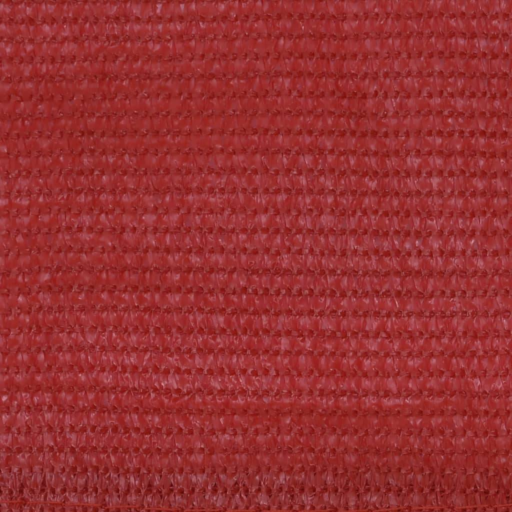 Helloshop26 - Écran de balcon brise pare vue protection confidentialité 90 x 400 cm PEHD rouge - Image 2