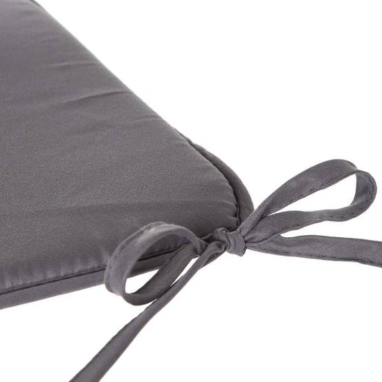 Galette de Chaise "Micro" 39x39cm Gris Foncé - Image 4