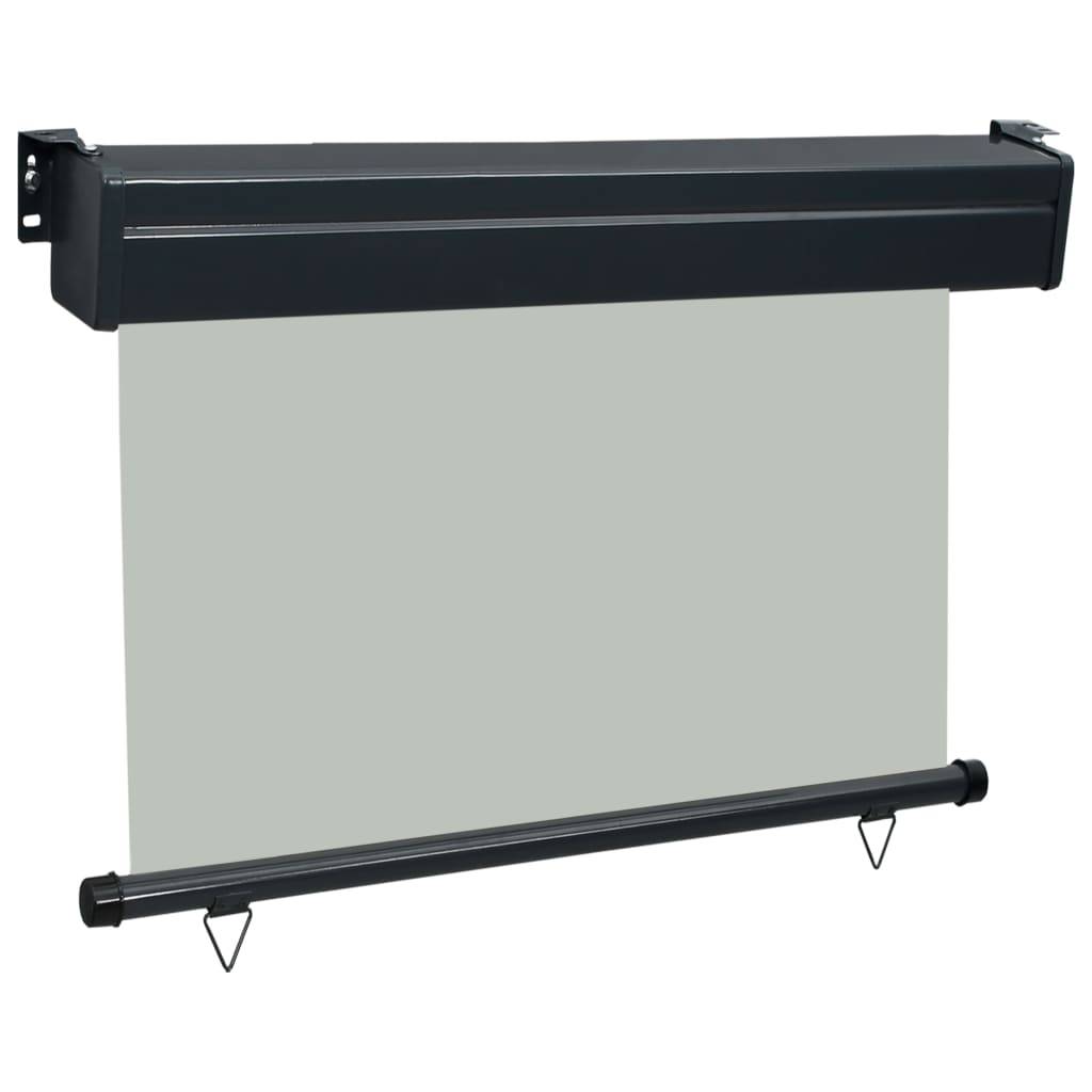 Helloshop26 - Auvent latéral de balcon 100 x 250 cm gris - Image 3