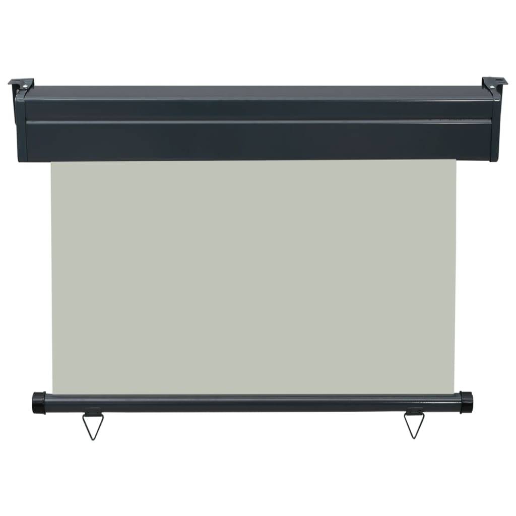 Helloshop26 - Auvent latéral de balcon 100 x 250 cm gris - Image 4