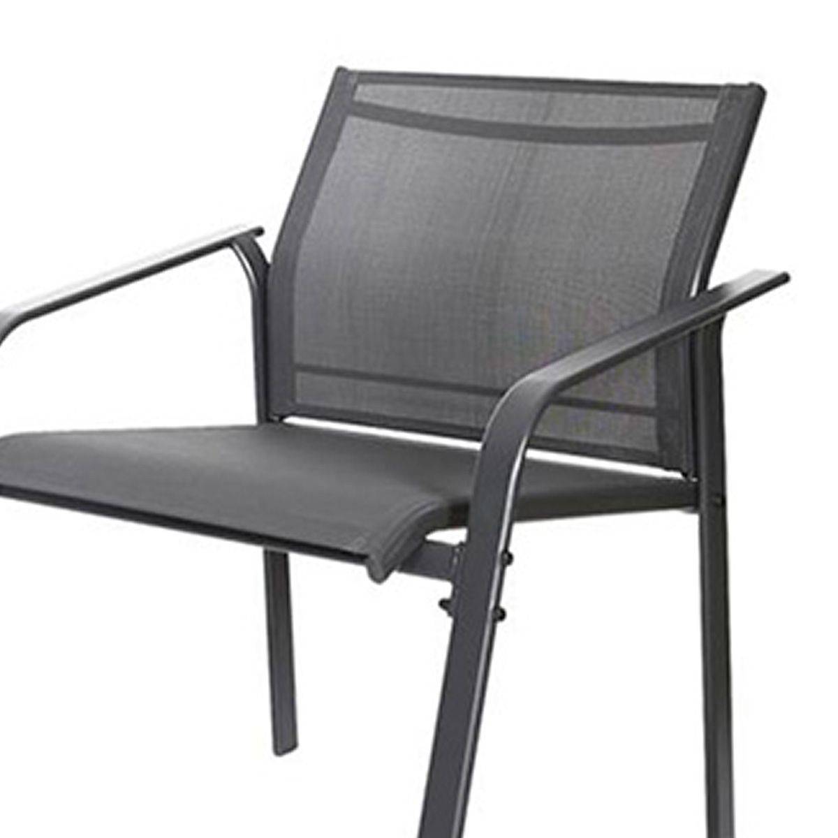 ALTOBUY - Salon de Jardin 4 Pièces Gris Anthracite - TAHIA - Image 5