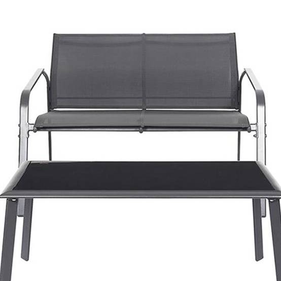 ALTOBUY - Salon de Jardin 4 Pièces Gris Anthracite - TAHIA - Image 4
