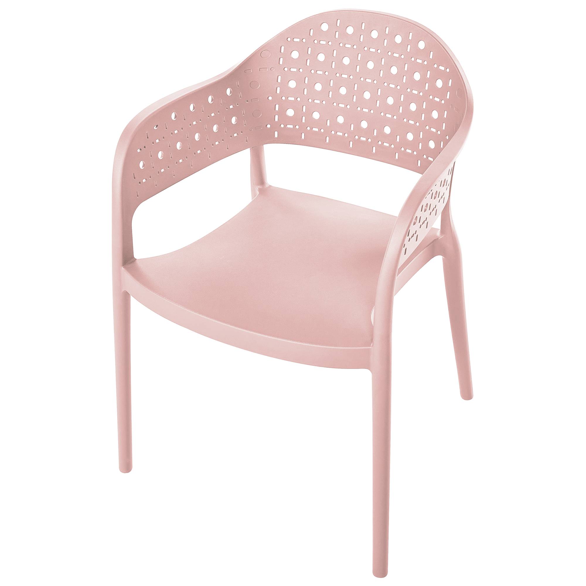 Chaise de salle à manger Polypropylène Rose NARINO - Beliani - Image 7
