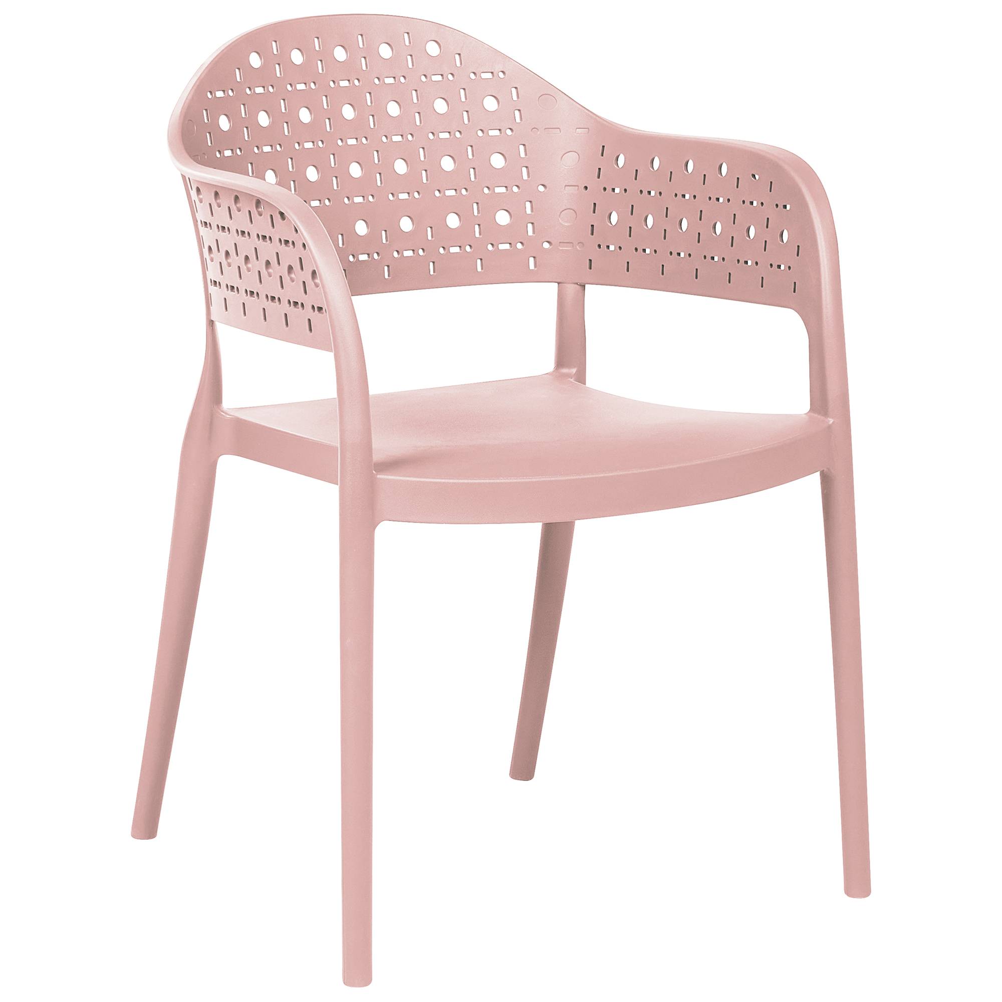 Chaise de salle à manger Polypropylène Rose NARINO - Beliani - Image 3