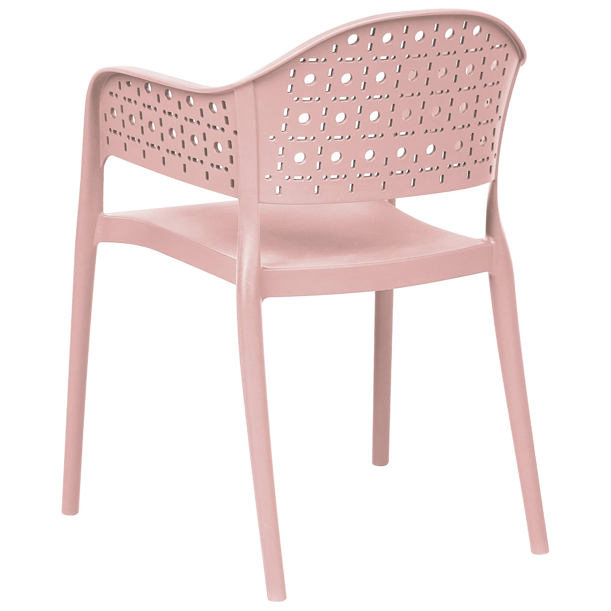 Chaise de salle à manger Polypropylène Rose NARINO - Beliani - Image 5