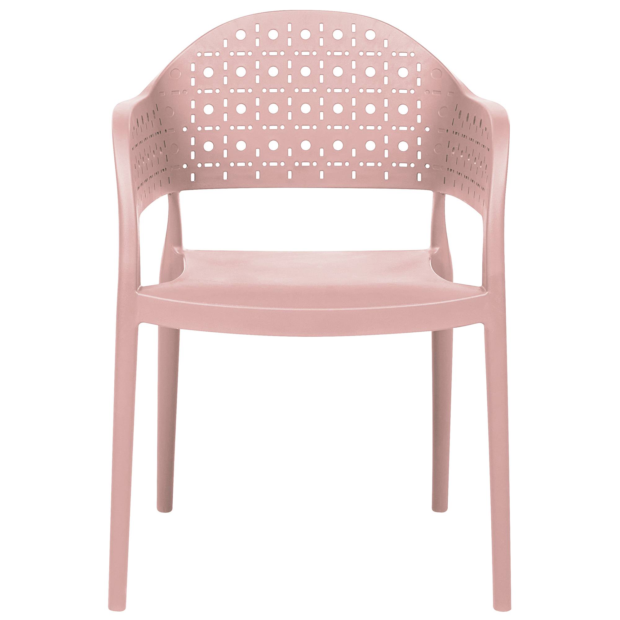 Chaise de salle à manger Polypropylène Rose NARINO - Beliani - Image 4