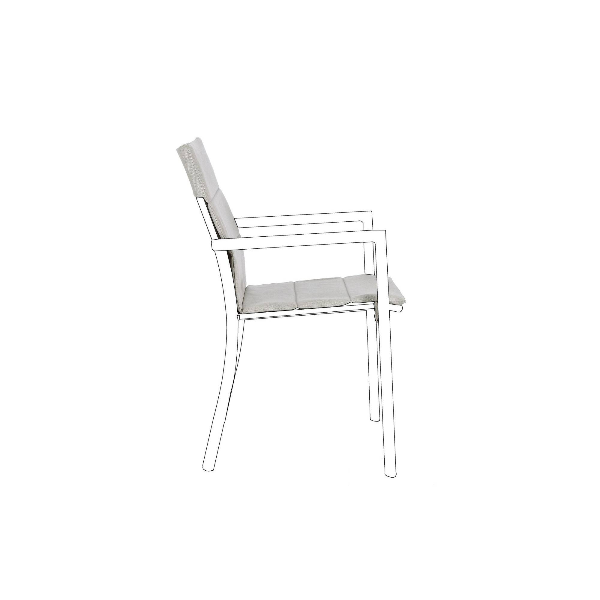 Autre - Coussins pour chaise de jardin en toile (lot de 4) - CASSIS - Image 7
